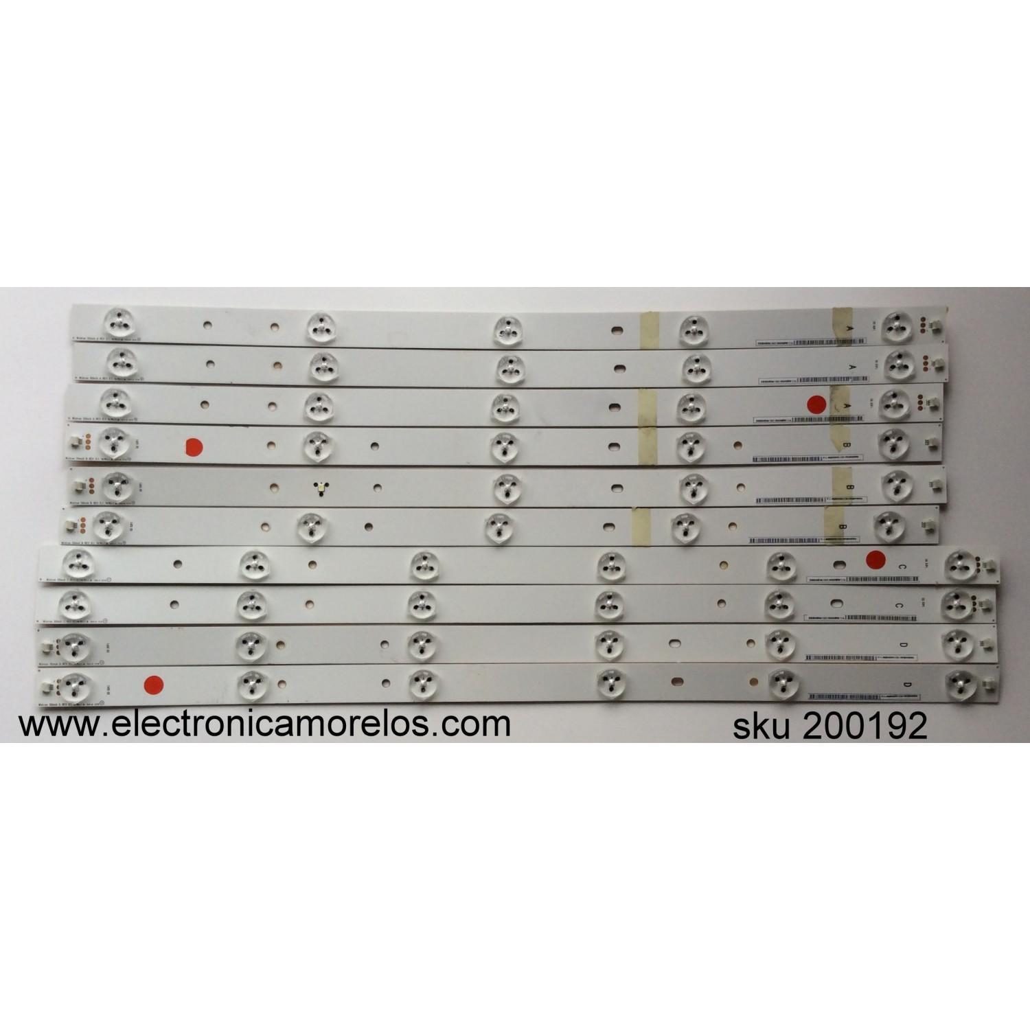 KIT DE LED PARA TV / WISTRON SO13_D50 / 9176K28001G32300317J21A / 5638005941831900005W11A / MODELO  SONY KDL-50R450A	
